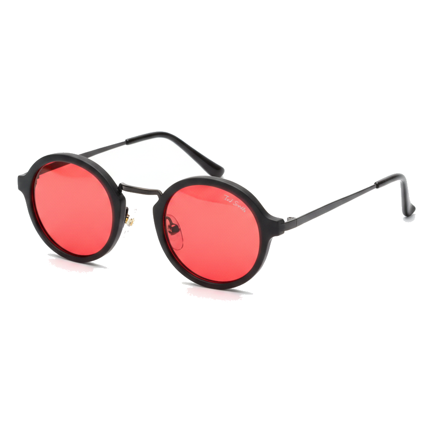 Vinyl Round — Red Black
