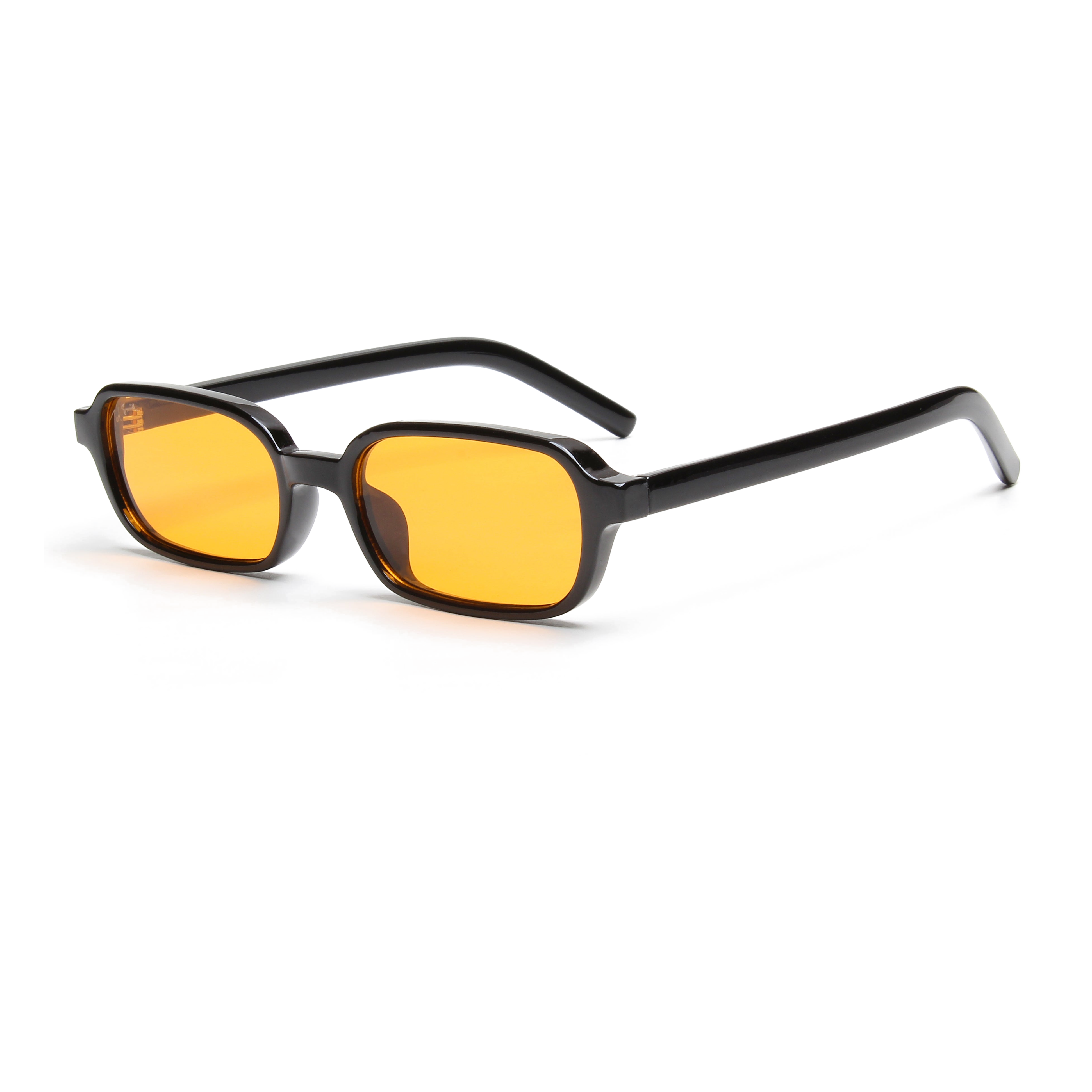 Neon Rectangle — Black Yellow