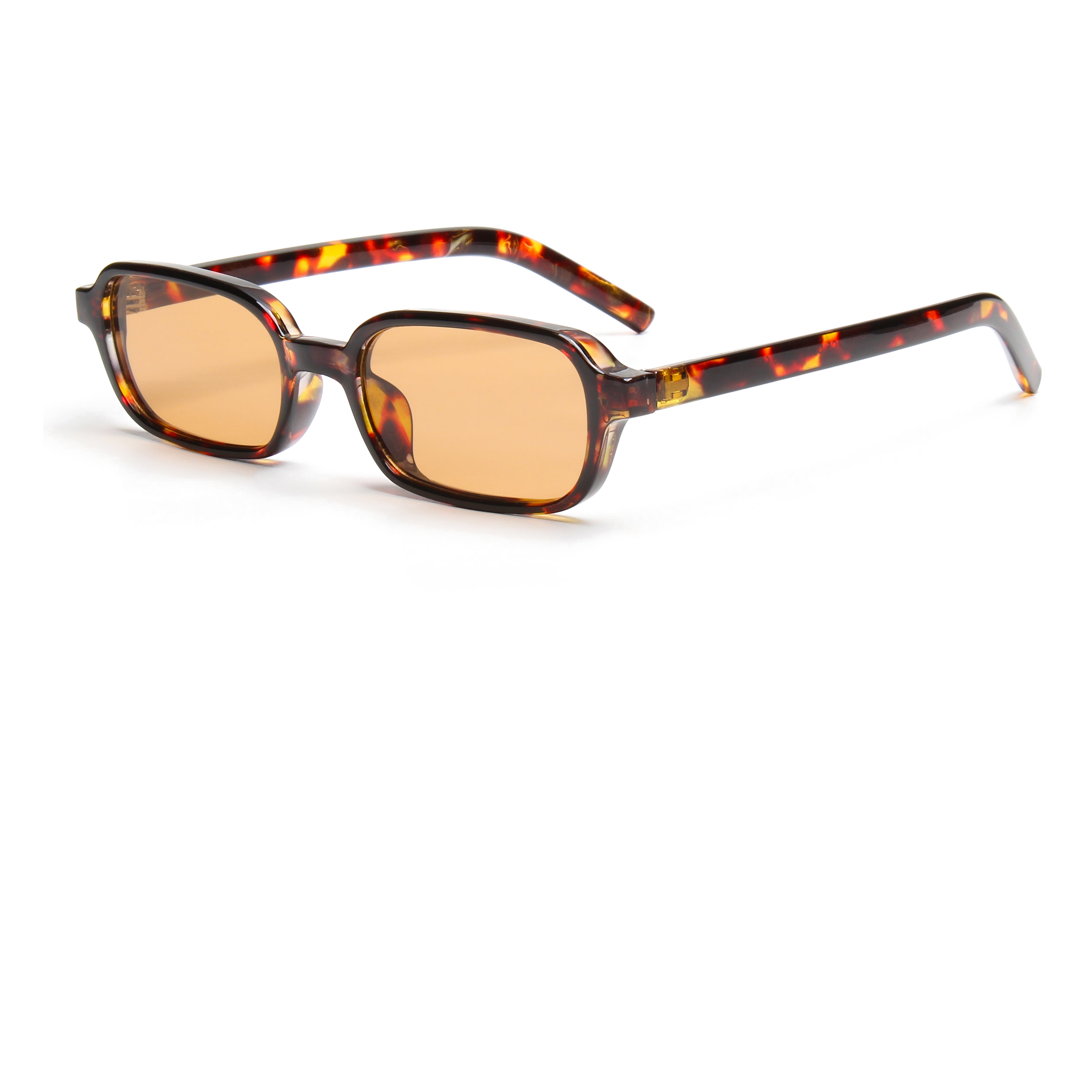 Neon Rectangle — Demi-brown Brown